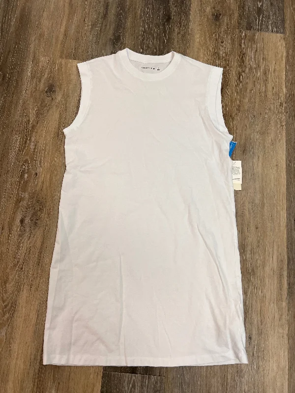 Midnight Sale Dress Casual Short By Abercrombie And Fitch In White, Size: S