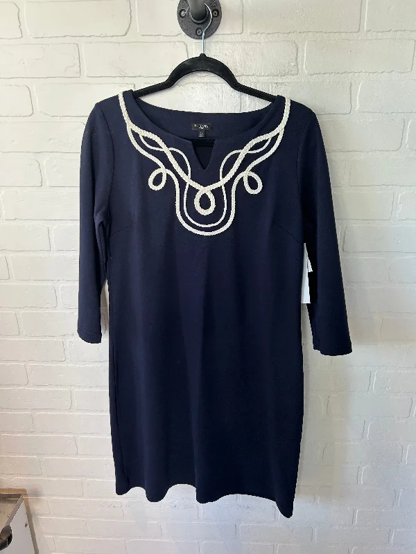 Deal Explosion Dress Casual Short By Talbots In Navy, Size: L