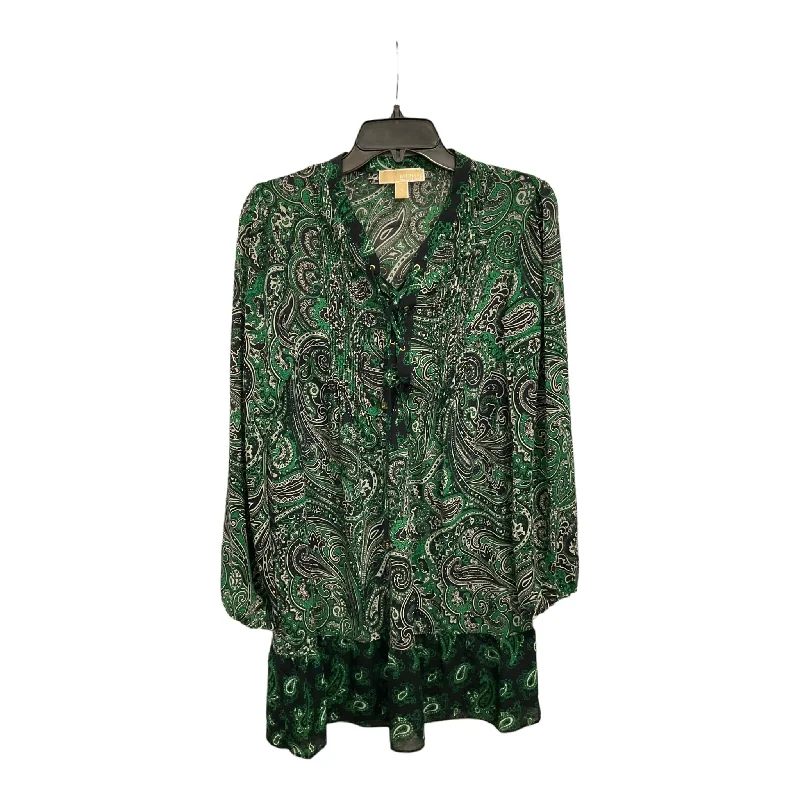 Quick Sale Dress Casual Short By Michael By Michael Kors In Green, Size: S