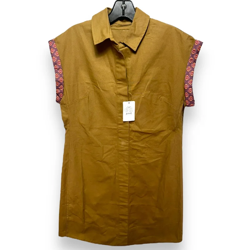 Price Cut Dress Casual Short By Scout In Brown, Size: S