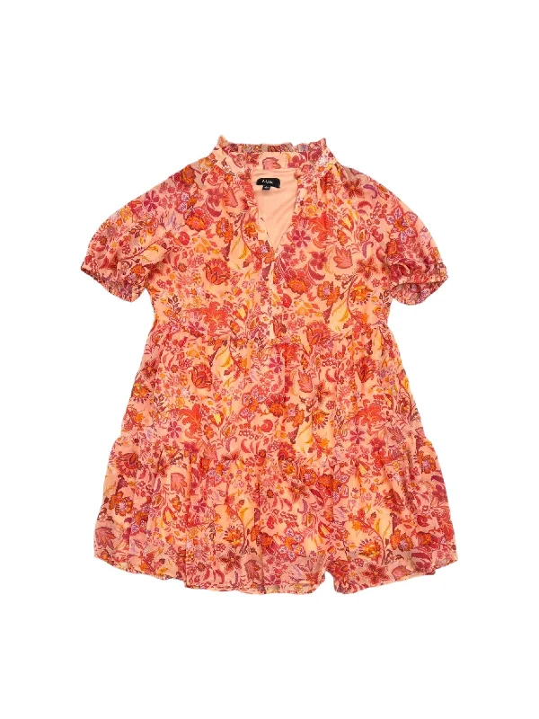 Discount Days Dress Casual Short By Msk In Floral Print, Size: L