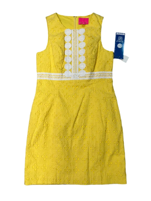 Crazy Deals New! Dress Casual Short By Lilly Pulitzer In Yellow, Size: S
