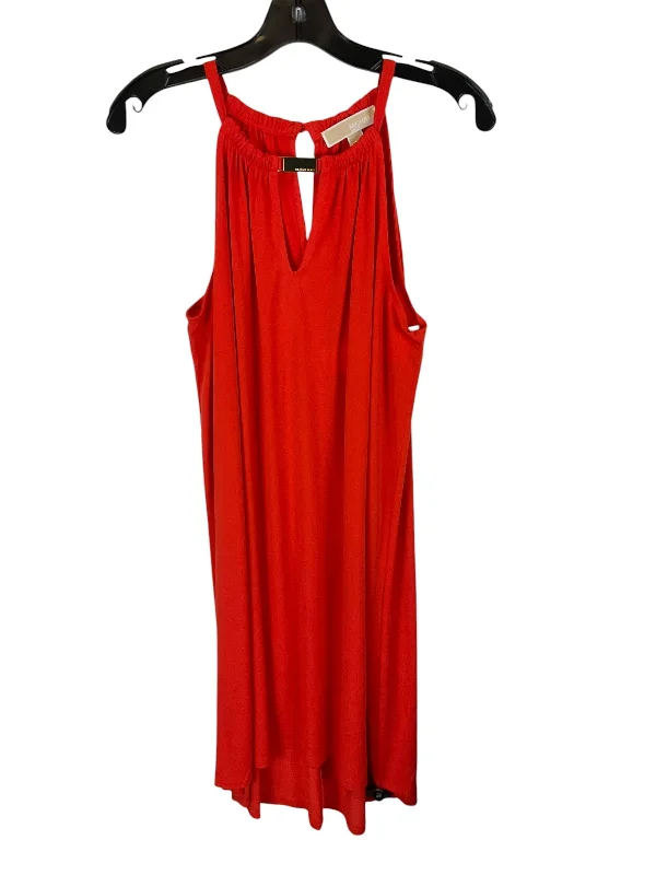 Extra Savings Dress Party Midi By Michael By Michael Kors In Orange, Size: M