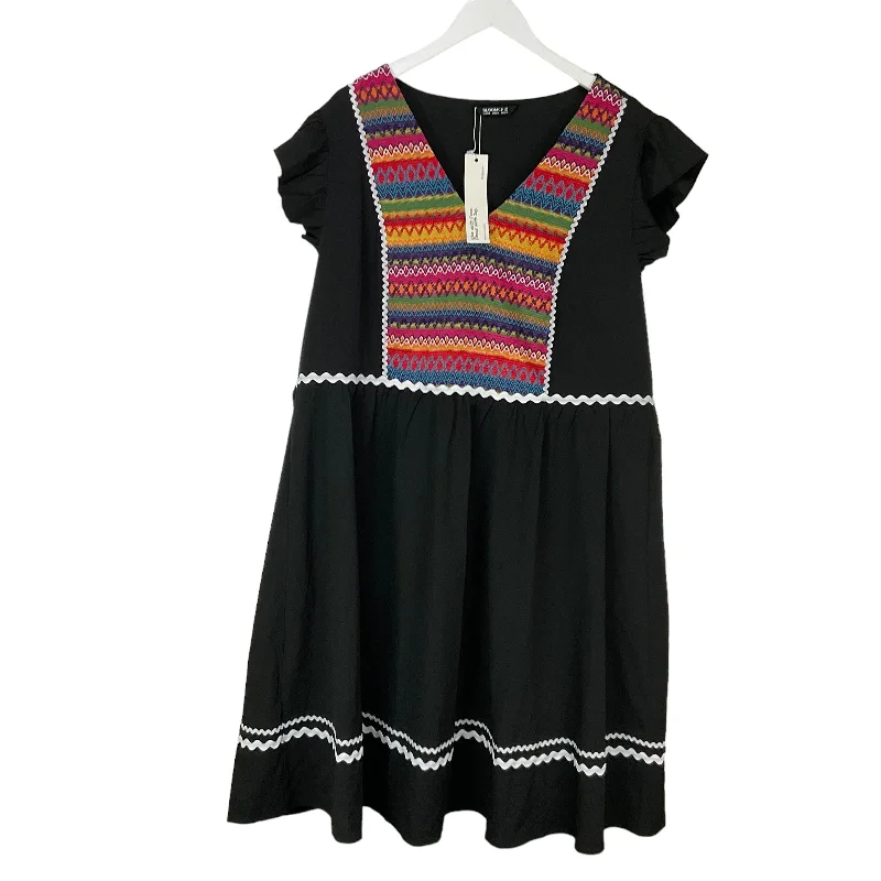 Daily Specials Dress Casual Short By Clothes Mentor In Black, Size: 22
