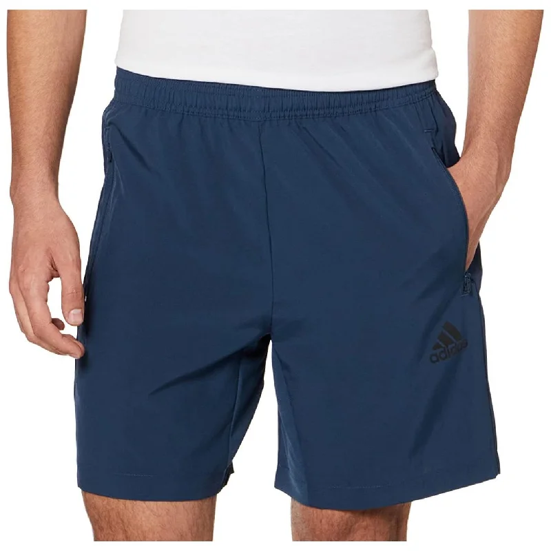 Instant Discount adidas AeroReady Designed To Move Woven Mens Training Shorts - Blue
