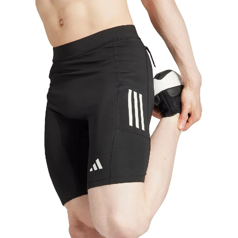 Last Chance adidas Own The Run Mens Short Running Tights - Black
