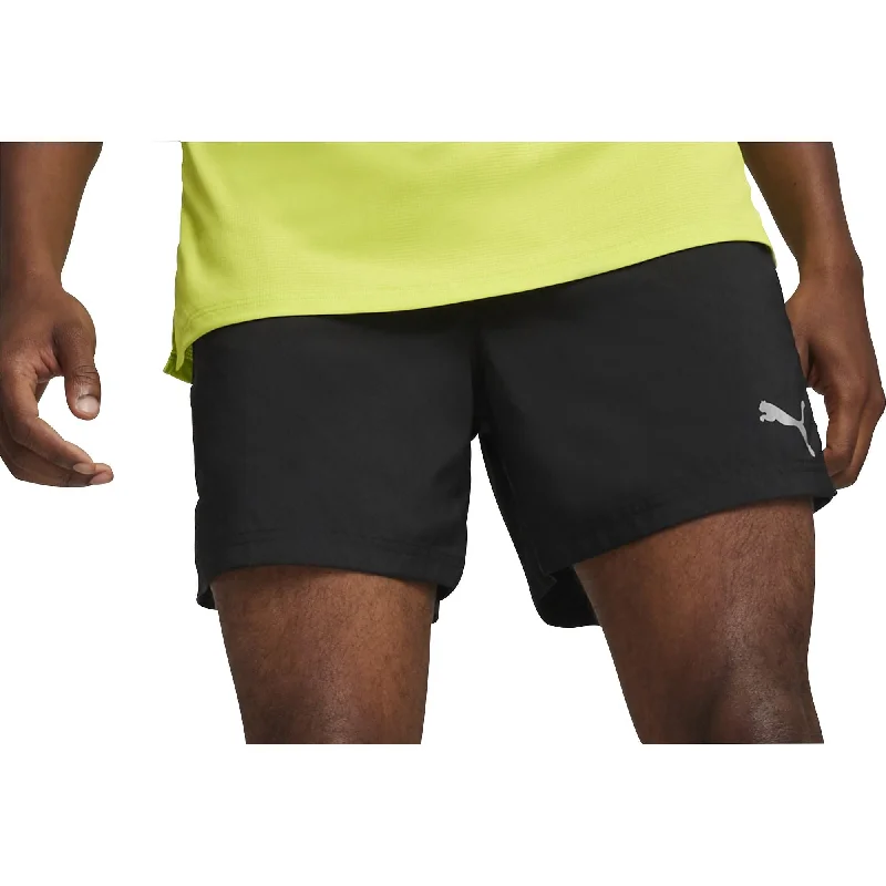 Clearance Event Puma Run Favourite Velocity 5 Inch Mens Running Shorts - Black