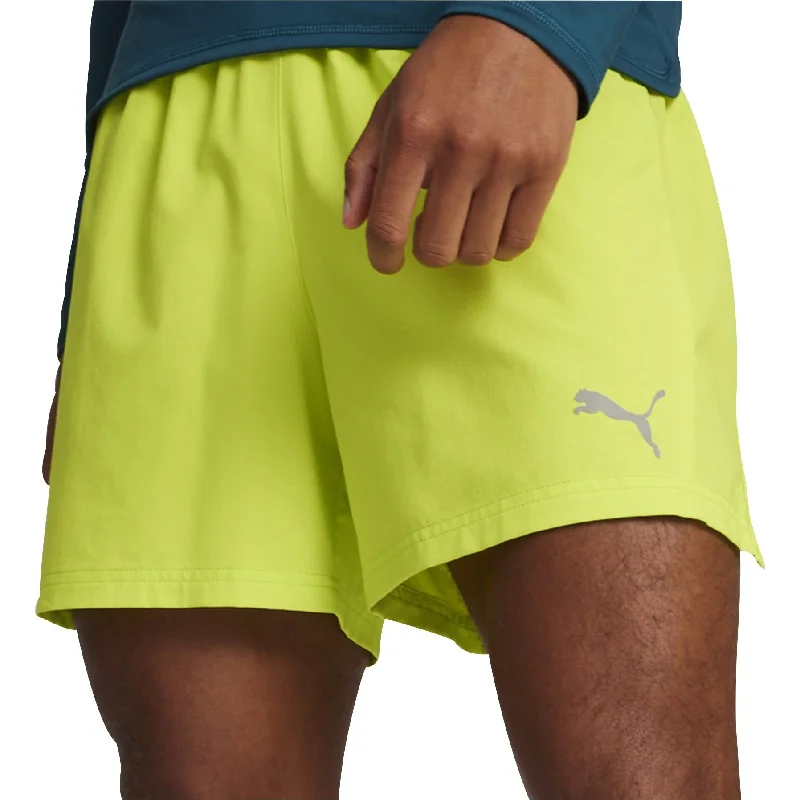 Special Savings Puma Run Velocity Ultraweave 5 Inch Mens Running Shorts - Green