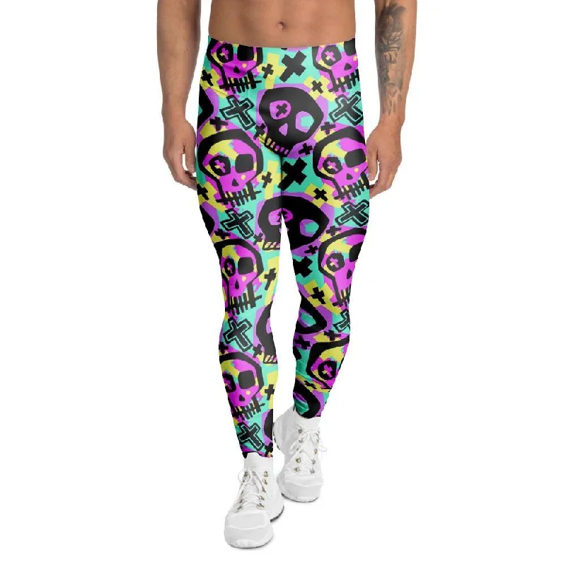Best Bargains Graffiti Skull Men's Leggings