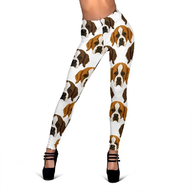 Bargain Prices St Bernard Pattern Print Women Leggings