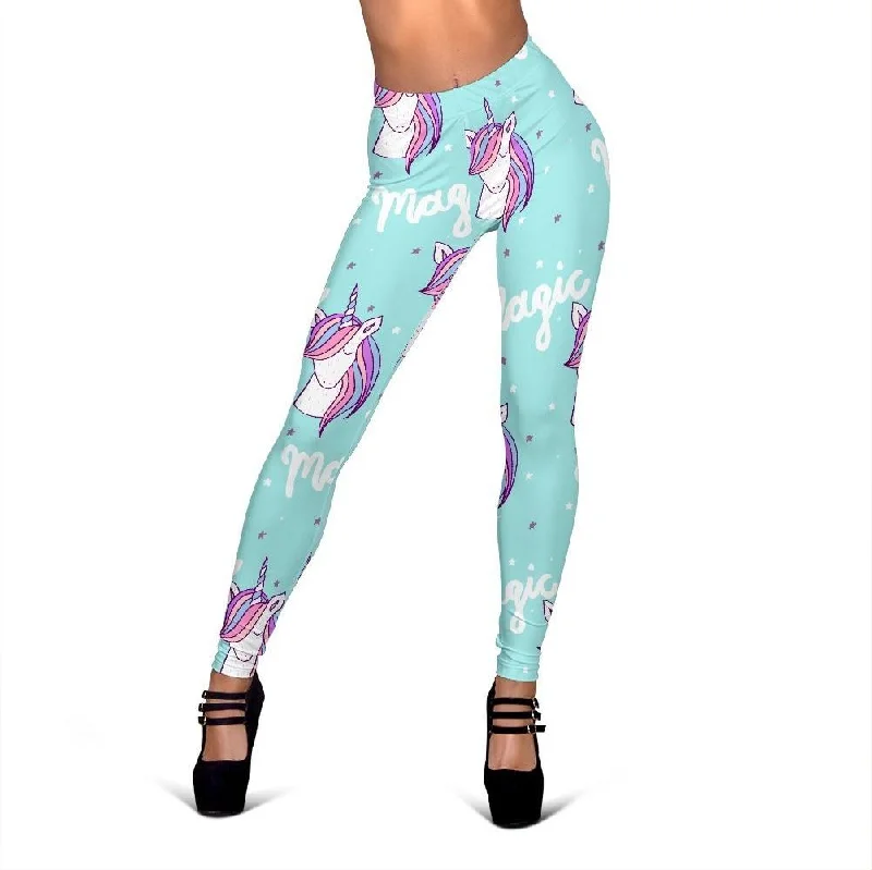 Early Bird Discount Unicorn Pastel Pattern Print Women Leggings