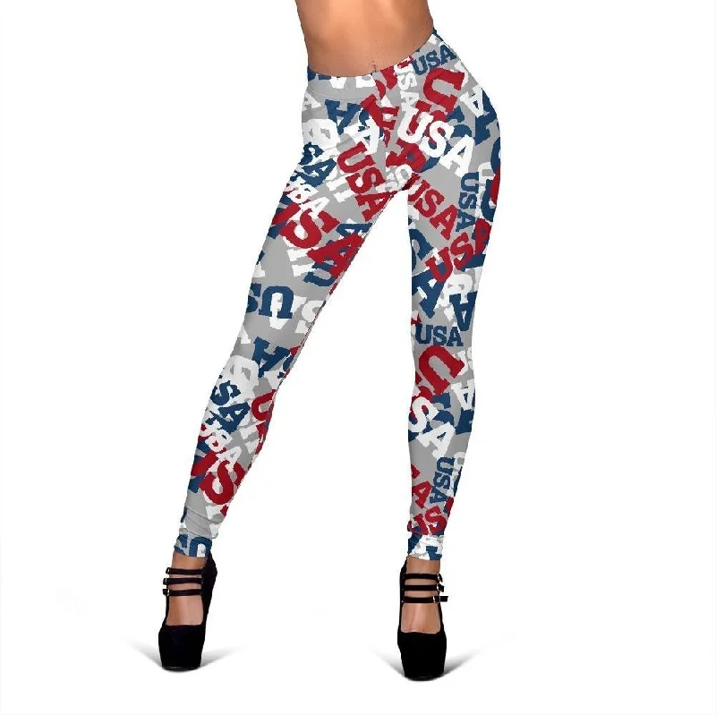 Holiday Sale Usa Patriot Pattern Print Women Leggings