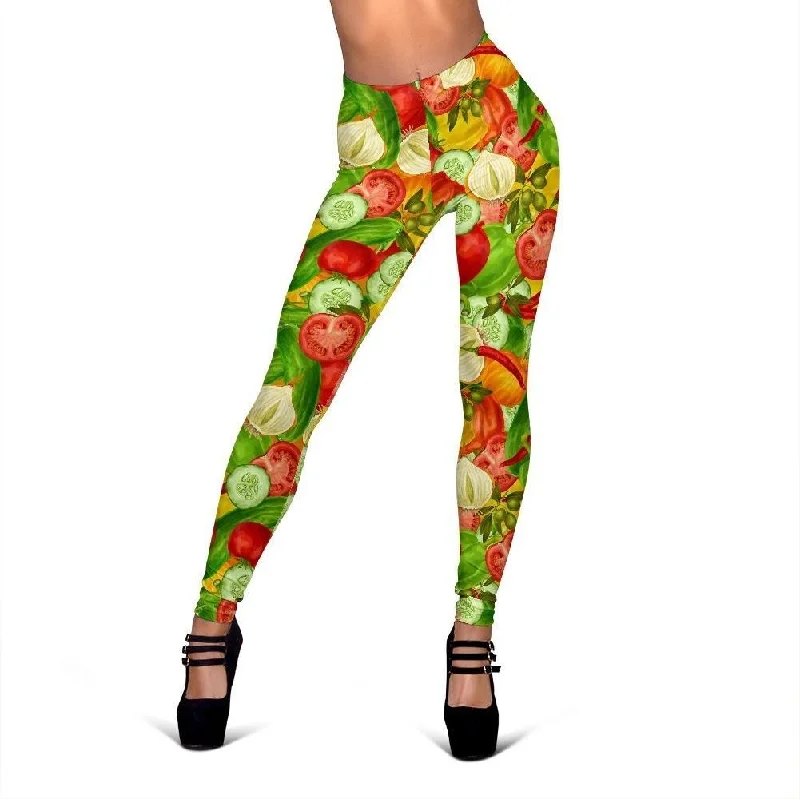 Seasonal Sale Vegan Colorful Pattern Print Women Leggings
