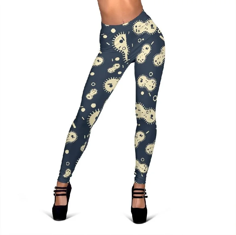 Exclusive Deal Virus Bacteria Print Pattern Women Leggings