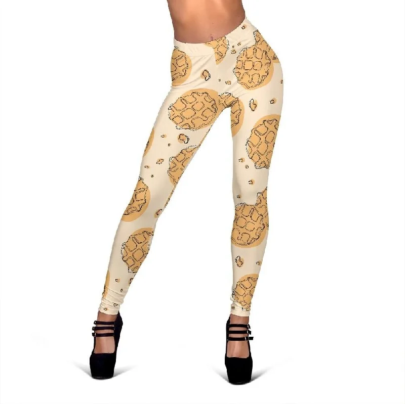 Year-End Sale Waffle Print Pattern Women Leggings