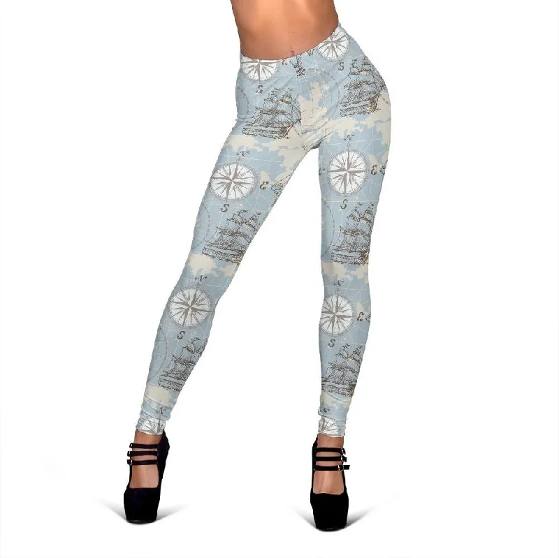 Quick Sale World Print Map Pattern Women Leggings