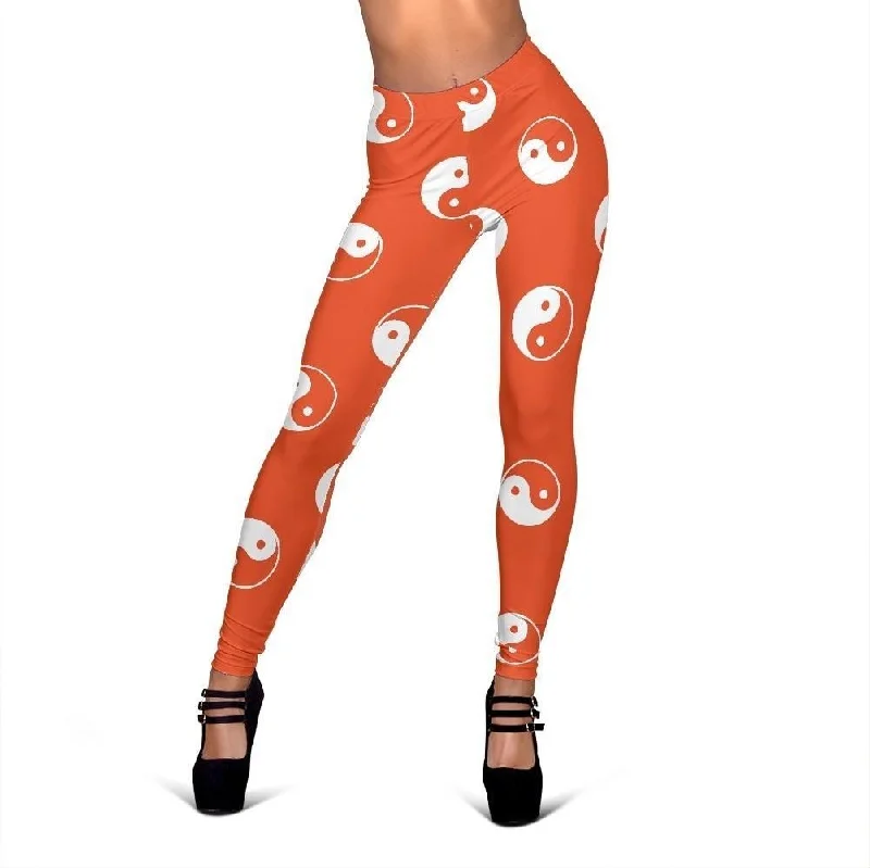 Overstock Yin Yang Print Pattern Women Leggings