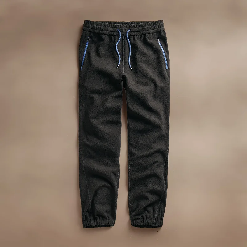 Mega Sale Brush Scuba Zip Pocket Performance Pant - Carbon/Blue