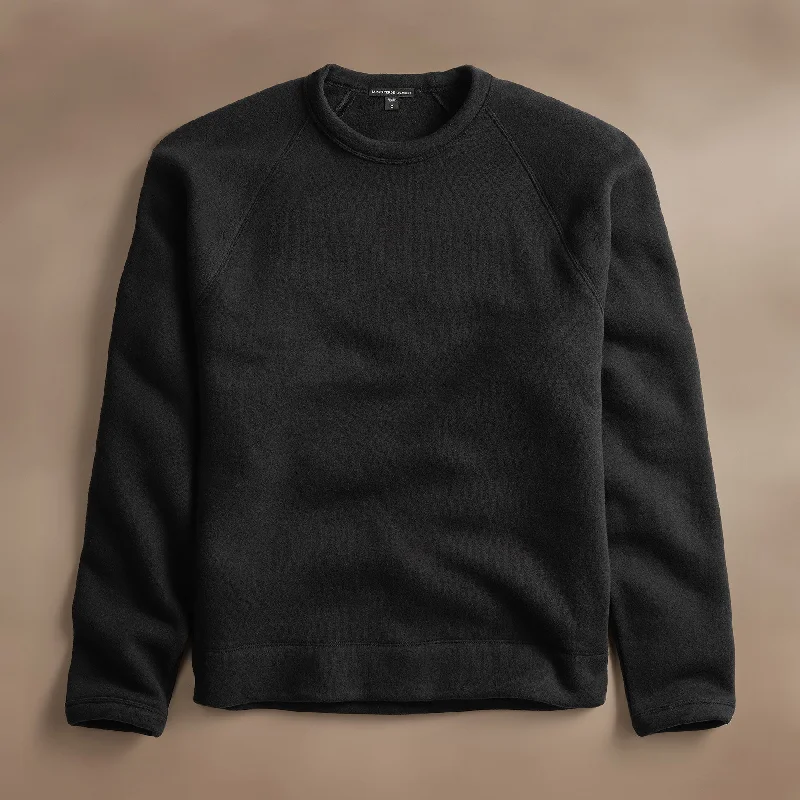 Exclusive Online Offer Cozy Raglan Sweatshirt - Black