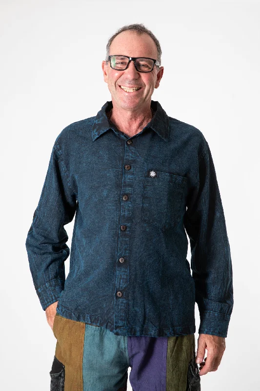 Huge Savings Simple Cotton Stone Wash Shirt