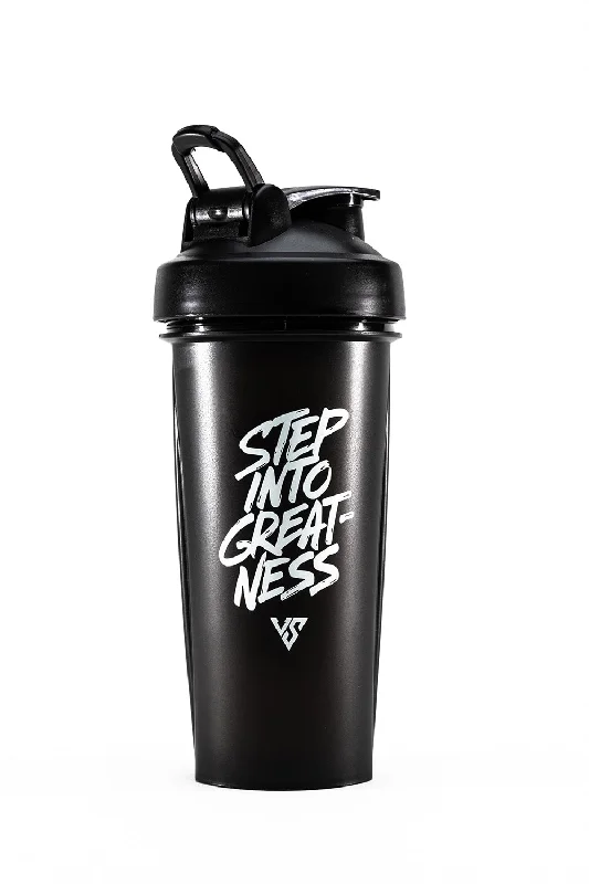 Special Offer V SHRED "STEP INTO GREATNESS" LIMITED EDITION 20oz BLACK SHAKER BOTTLE